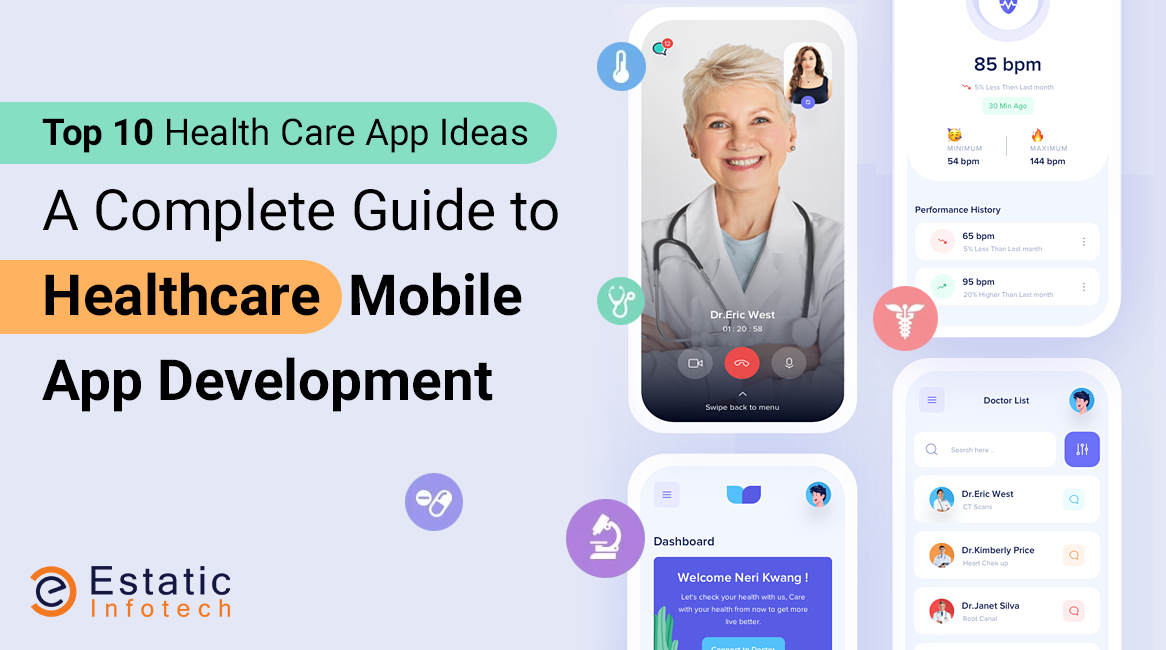 Top 10 Health Care App Ideas- A Complete Guide To Healthcare Mobile App Development